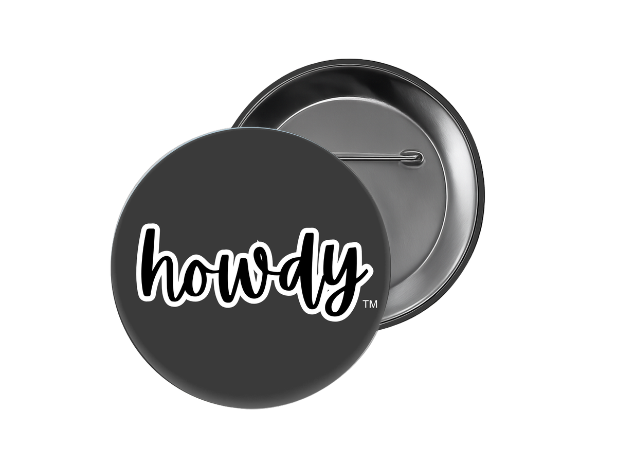 Texas A&M - Howdy Black Out Button