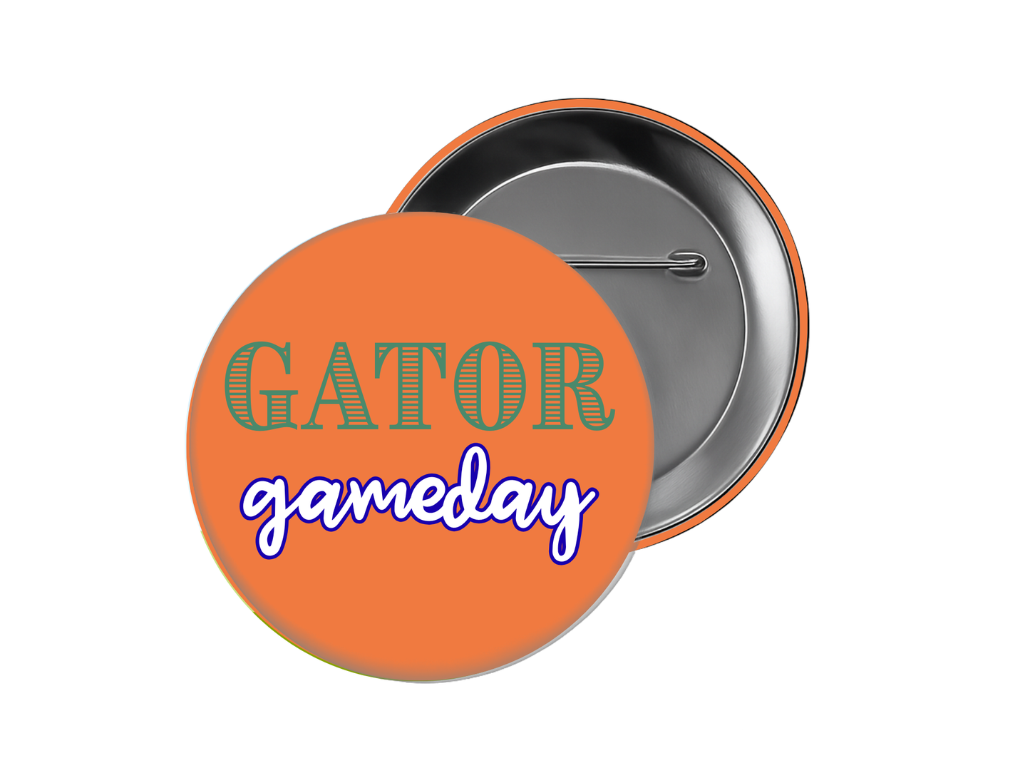 Gators Gameday Button – Mascot Spirit Design (Custom Colors Available) (Copy)