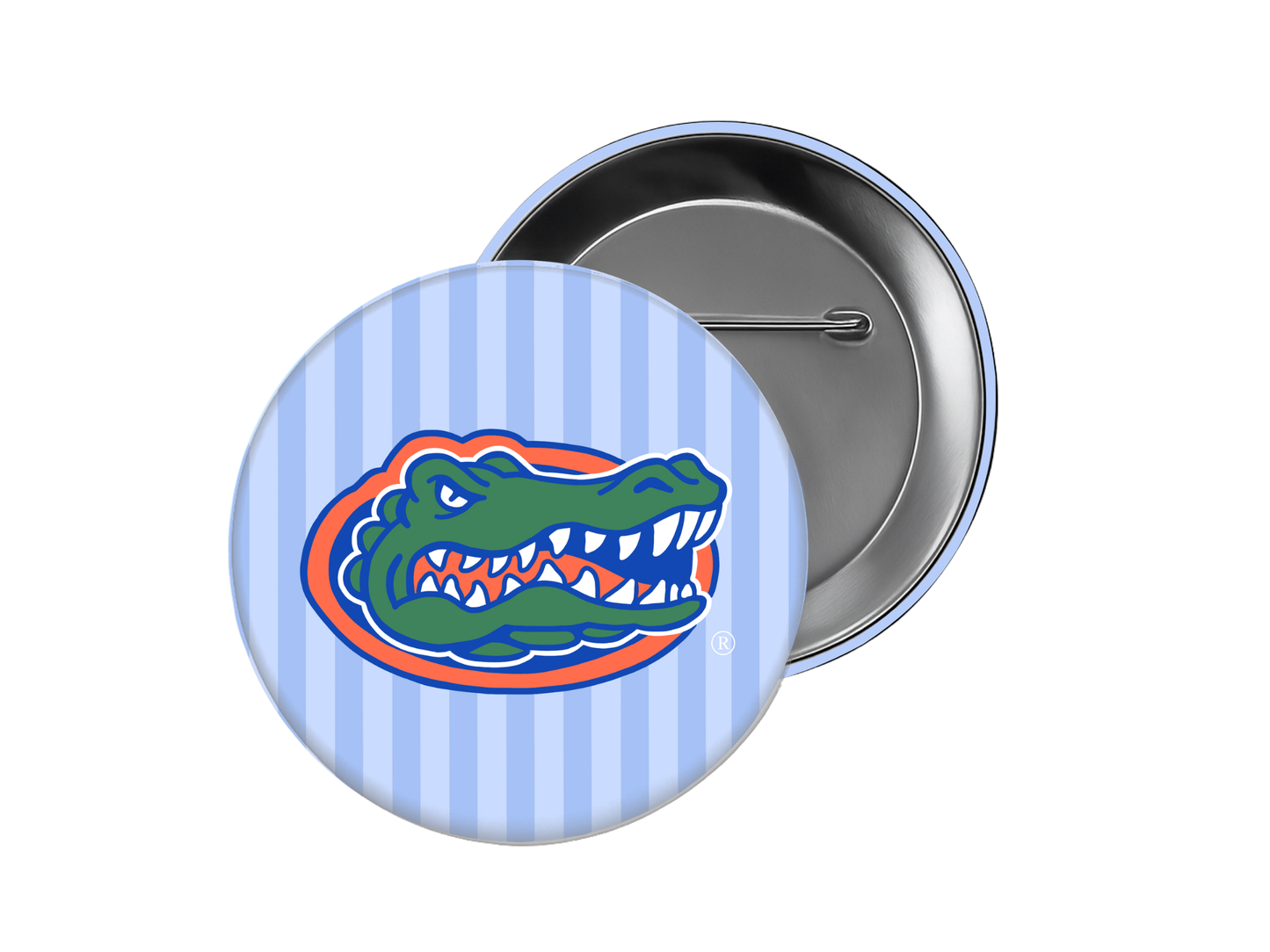 University of Florida - Blue Striped Gator Button