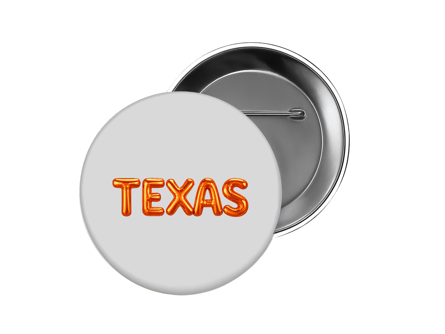 University of Texas - Orange Balloon Texas Button