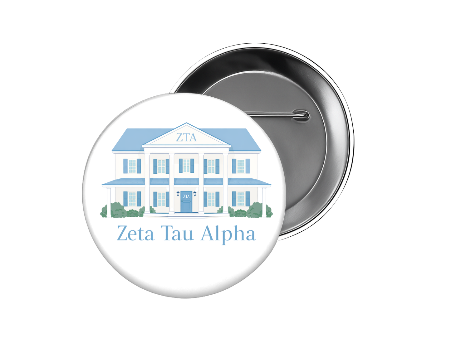 Zeta Tau Alpha - Zeta House Button