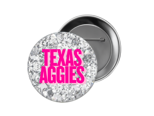 Texas A&M - Pink Diamond Texas Aggies Button