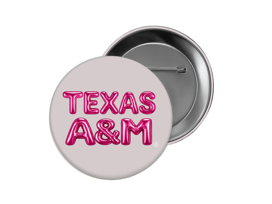 Texas A&M - Pink A&M Balloon Button