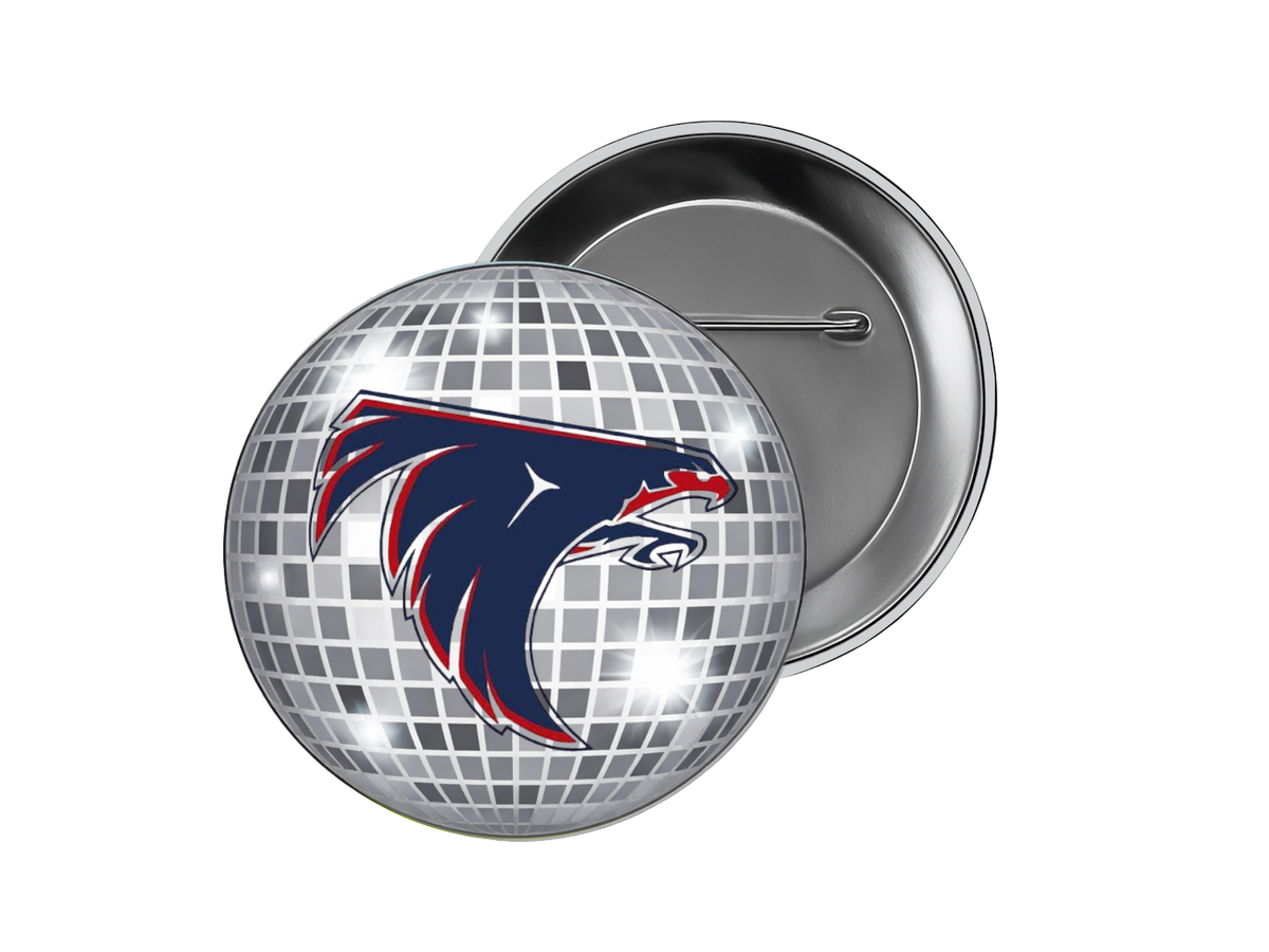 Clear Lake High School Button – Disco Ball Mascot Button