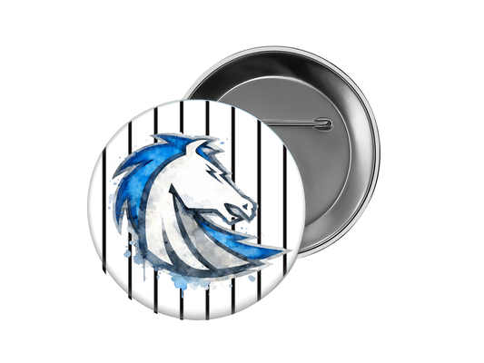 Clear Springs High School Button – Black Stripe Charger