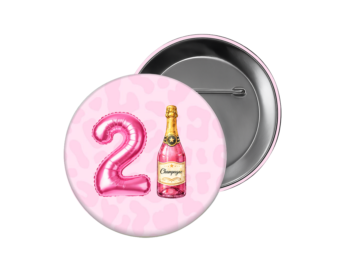 21st Birthday Button