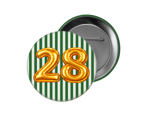 Birthday Number Button