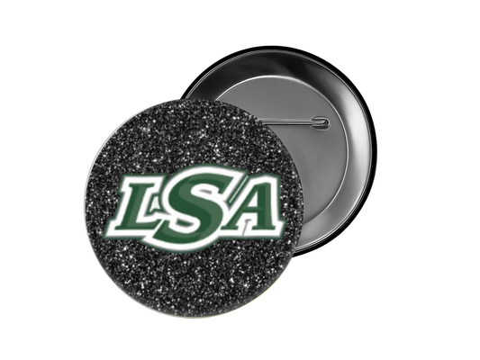 Lutheran South School Button – Glitter LSA