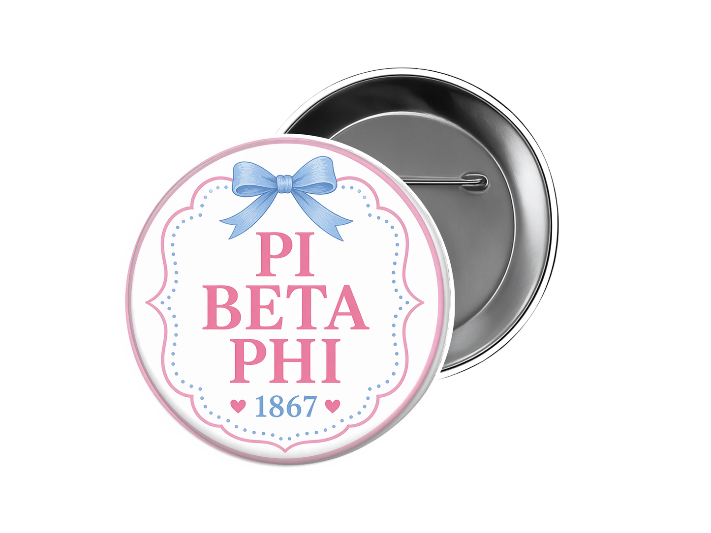 Pi Beta Phi - Signature Bow Button