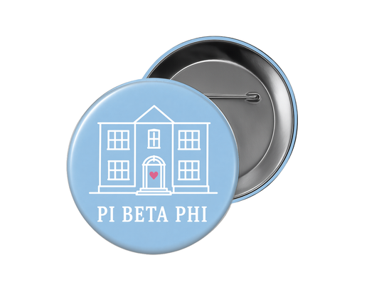 Pi Beta Phi - House Crest Button