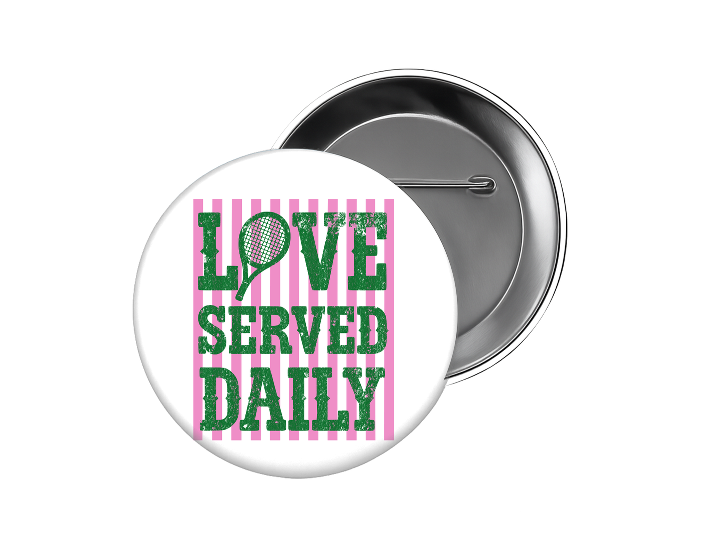 Tennis Button – Love Served Daily