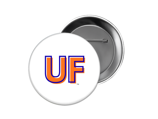 University of Florida - White UF Button